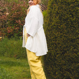 The Avery Trousers in Lemon curd