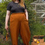 The Avery Trousers in Cinnamon