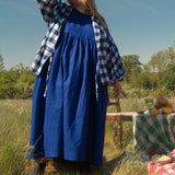 The Garden Dress - Blueberry linen