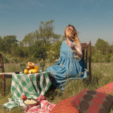 The Garden Dress - Cornflower cotton chambray