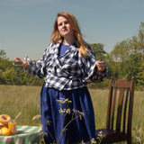 The Solstice Shirt in Picnic check brushed cotton