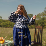 The Solstice Shirt in Picnic check brushed cotton