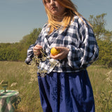 The Solstice Shirt in Picnic check brushed cotton
