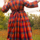 The Double Take Dress in Madras Cotton