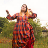 The Double Take Dress in Madras Cotton