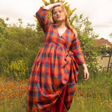 The Double Take Dress in Madras Cotton