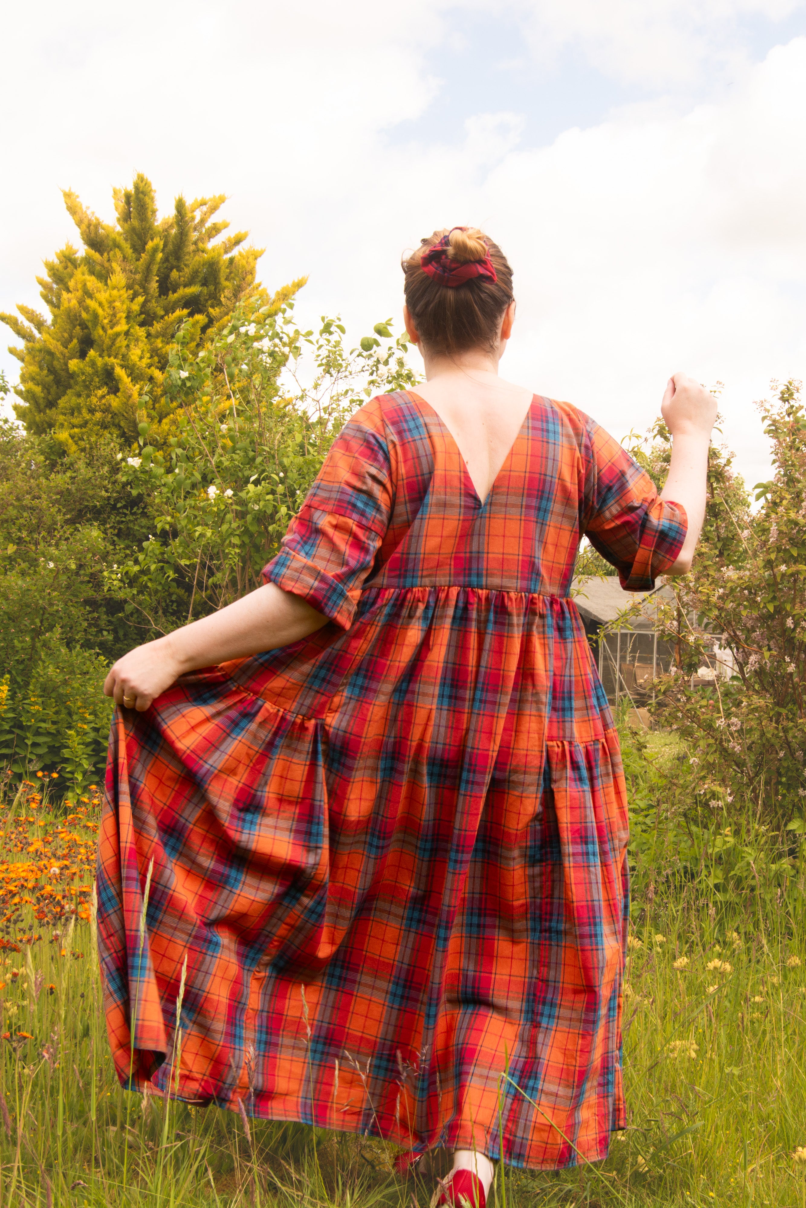 The Double Take Dress in Madras Cotton – House of Flint
