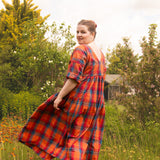 The Double Take Dress in Madras Cotton