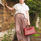 The Margo Trousers in Sunrise Check
