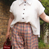 The Letty Shirt in White Cotton - pre-order