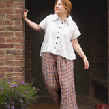 The Letty Shirt in White Cotton - pre-order