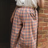 The Margo Trousers in Sunrise Check
