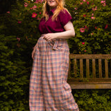 The Margo Trousers in Sunrise Check