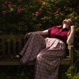 The Margo Trousers in Sunrise Check