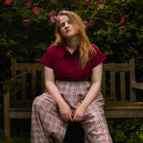 The Margo Trousers in Sunrise Check