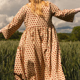 The Double Take Dress in Red Polka Cotton