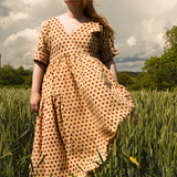 The Double Take Dress in Red Polka Cotton