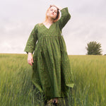 The Double Take Dress in Morris Cotton - House of Flint