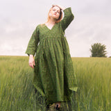 The Double Take Dress in Morris Cotton - House of Flint
