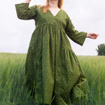 The Double Take Dress in Morris Cotton - House of Flint