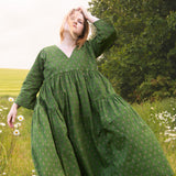 The Double Take Dress in Morris Cotton - House of Flint