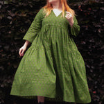 The Double Take Dress in Morris Cotton - House of Flint