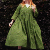 The Double Take Dress in Morris Cotton - House of Flint
