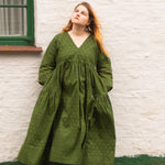 The Double Take Dress in Morris Cotton - House of Flint