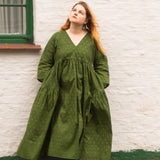 The Double Take Dress in Morris Cotton - House of Flint