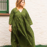The Double Take Dress in Morris Cotton - House of Flint