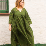 The Double Take Dress in Morris Cotton - House of Flint