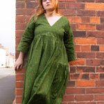 The Double Take Dress in Morris Cotton - House of Flint