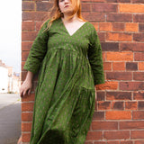 The Double Take Dress in Morris Cotton - House of Flint