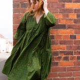 The Double Take Dress in Morris Cotton - House of Flint