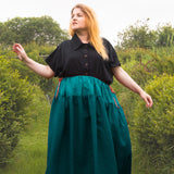 The One-of-a-Kind Skirt - Teal Linen
