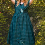 The Shirt Dress in Elm Cotton
