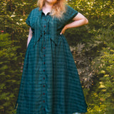 The Shirt Dress in Elm Cotton