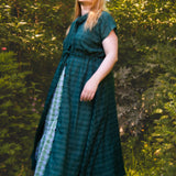 The Shirt Dress in Elm Cotton