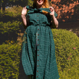 The Shirt Dress in Elm Cotton