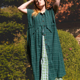 The Shirt Dress in Elm Cotton