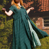 The Shirt Dress in Elm Cotton