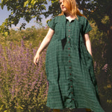 The Shirt Dress in Elm Cotton
