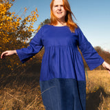 The Doddle Dress in Blue