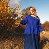 The Doddle Dress in Blue