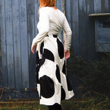 The Gathered Skirt in Giant Polka