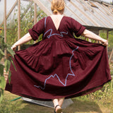 Velvet Ribbon Full Dress Appliqué