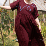 Velvet Ribbon Full Dress Appliqué