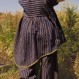 The Tilted in Navy stripe