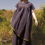 The Tilted in Navy stripe