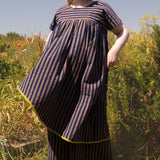 The Tilted in Navy stripe